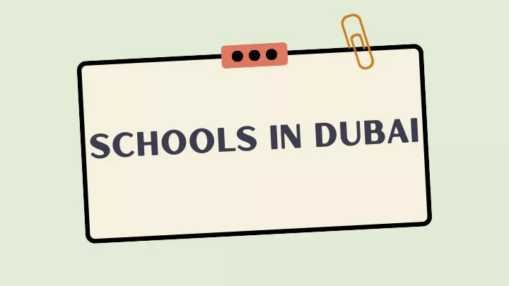 schools in dubai