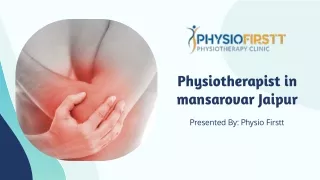physiotherapist in mansarovar jaipur