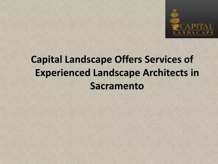 capital landscape offers services of experienced