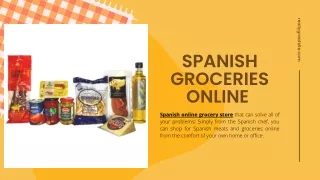 HAVE YOUR SPANISH GROCERIES DELIVERED RIGHT TO YOUR DOOR