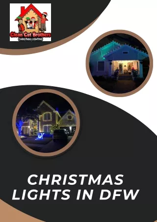 Transform Your Home With Christmas Lights In DFW | Clean Cut Brothers