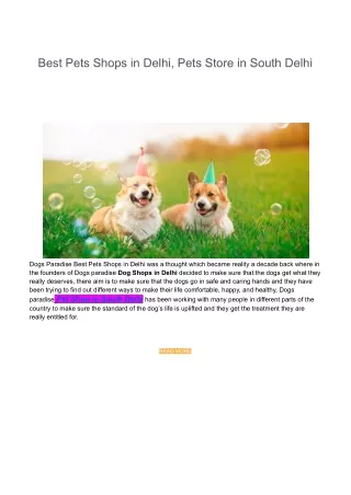 Pets-Store-in-South-Delhi