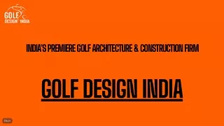 Top Golf course designers, Architects, Golf course architecture firms in India