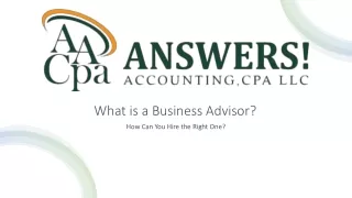 What is a Business Advisor and How Can You Hire the Right One?