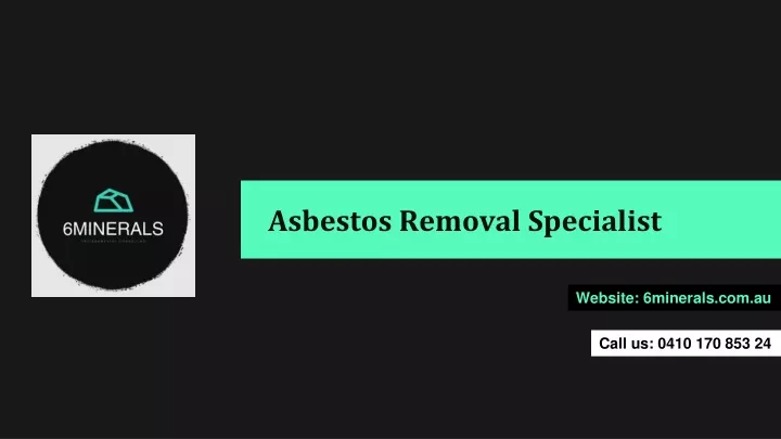 asbestos removal specialist