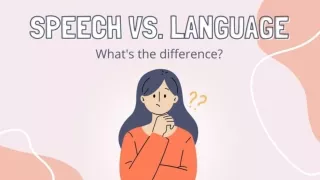 How language different from speech?