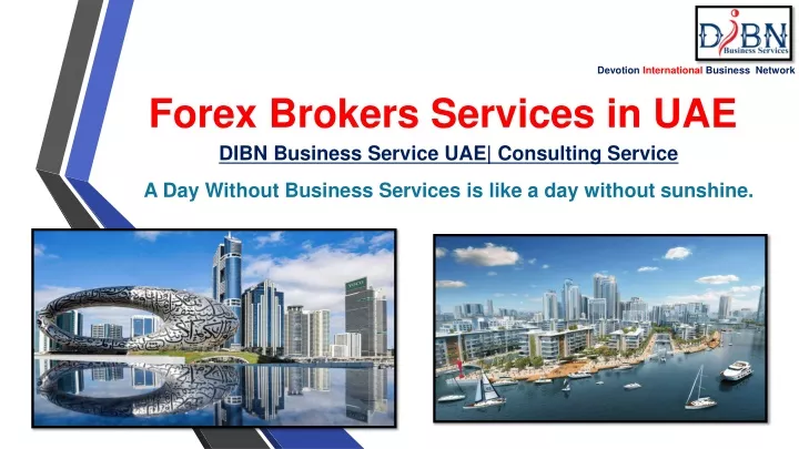 forex brokers services in uae