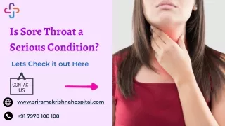 Is Sore Throat a Serious Condition
