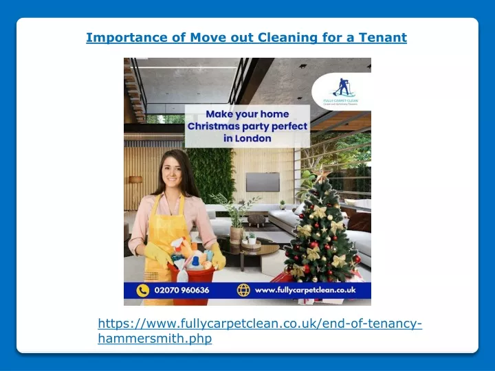 importance of move out cleaning for a tenant