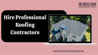 Hire Roofing Contractors  Experts In  Manchester  MO