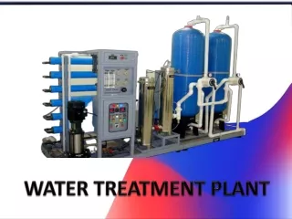 water treatment plant