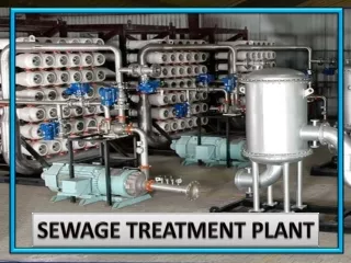 sewage treatment plant