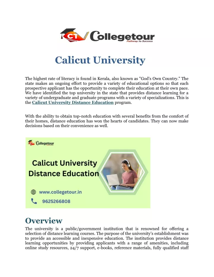 calicut university