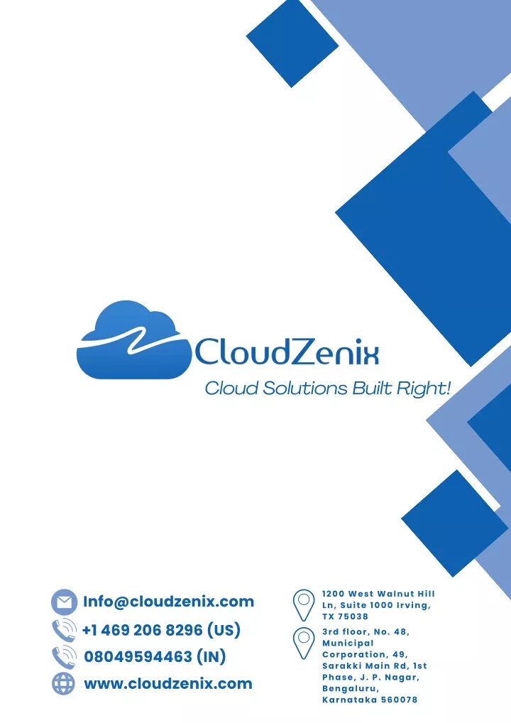 cloud solutions built right