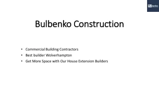 Commercial Building Contractors