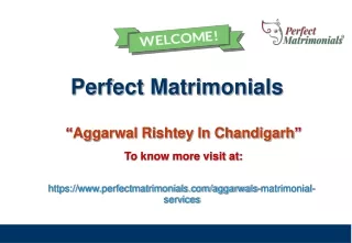 perfect matrimonials
