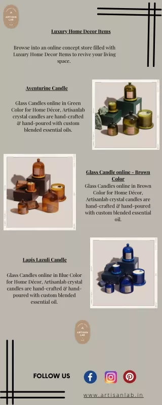 Luxury Home Decor Items