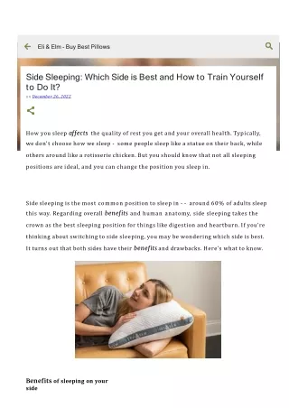 eli elm buy best pillows