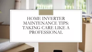 TAKING CARE LIKE A PROFESSIONAL