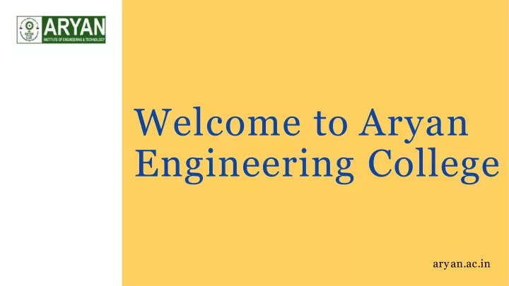 welcome to aryan engineering college
