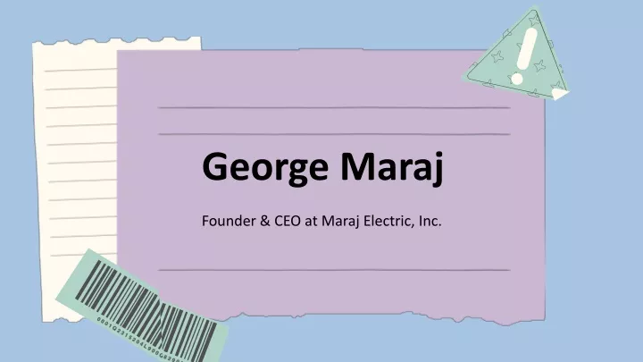 george maraj