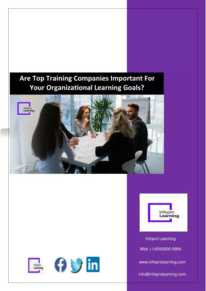 are top training companies important for your