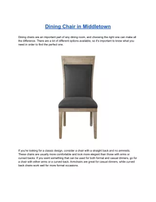 dining chair in middletown