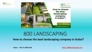 800 landscaping