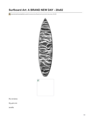 carolynjohnsongallery.com-Surfboard Art A BRAND NEW DAY - 20x82