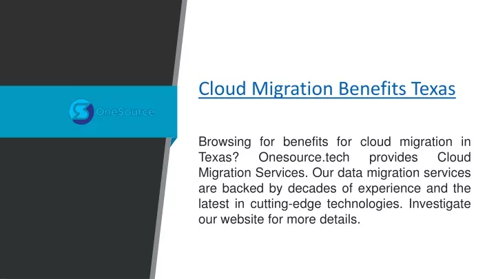 cloud migration benefits texas