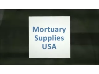 Mortuary Equipment & Supplies Suppliers - Mortuary Supply USA