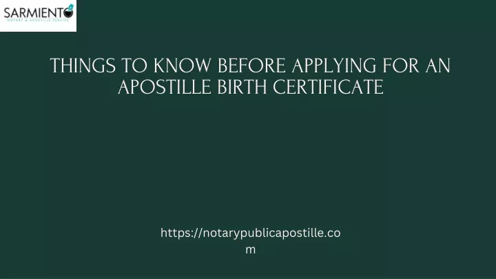 things to know before applying for an apostille