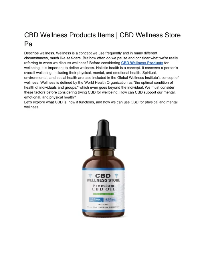 cbd wellness products items cbd wellness store pa