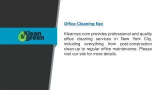 Office Cleaning NYC  Kleannyc.com