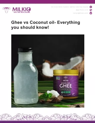 ghee vs coconut oil you should know you should