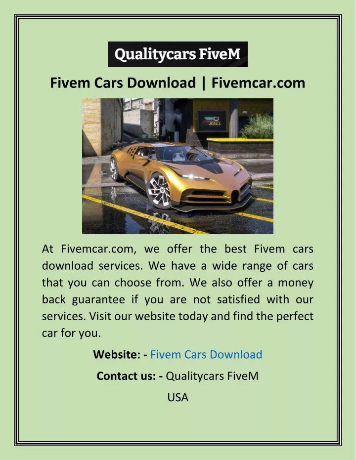 fivem cars download fivemcar com