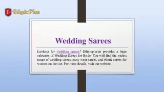 wedding sarees
