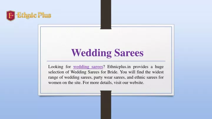 wedding sarees