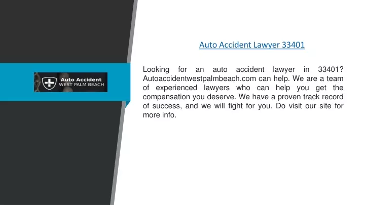 auto accident lawyer 33401