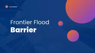 Frontier Flood Barrier