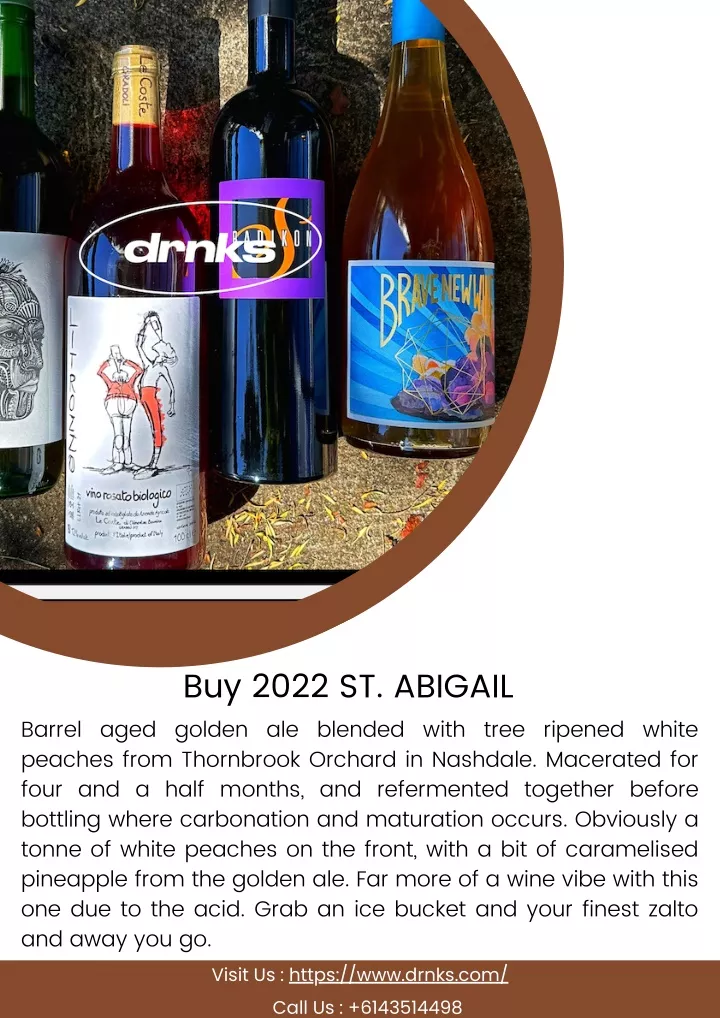 buy 2022 st abigail barrel aged golden