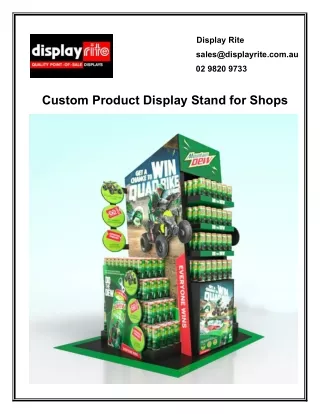 Custom Product Display Stand for Shops