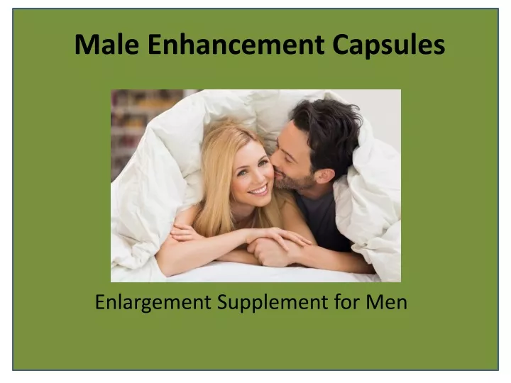 male enhancement capsules