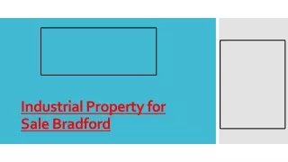 industrial property for sale bradford