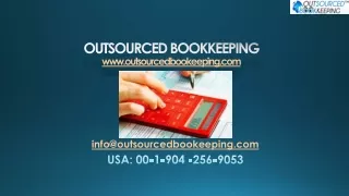 Outsourced Bookkeeping PPT