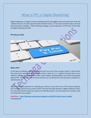 what is ppc in digital marketing