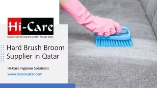 Hard Brush Broom Supplier in Qatar_