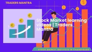 Stock Market learning videos  Traders Mantra