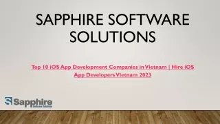 sapphire software solutions