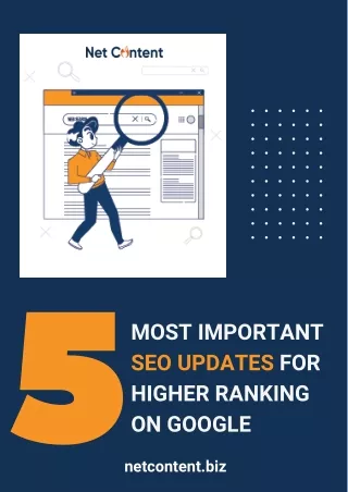 most important seo updates for higher ranking